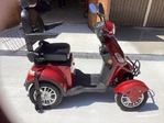 All Terrain Heavy Duty Mobility Red Scooter