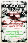 CHRISTMAS LIGHTS AND DECOR INSTALLATION