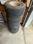 (5) Used Golf Cart Wheels