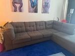 110" Modern L-Shaped Couch