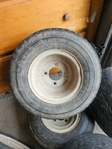 (5) Used Golf Cart Wheels