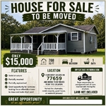 House to Be Moved, Land not included, Sour Lake/Grayburg