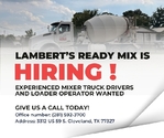 Loader Operator & Mixer Truck Driver