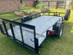 6' x 12' Dove tail trailer