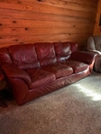 Leather sofa $100
