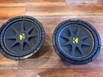 Two sets of 2 12 inch subs