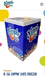 Dippin’ dots freezer for sale