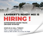 Mixer Truck Driver