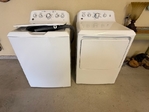 GE washer and gas dryer