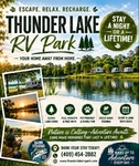 RV Spaces on a HUGE Private Lake