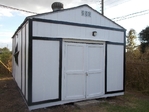 12x20 custom design wood shed