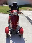 All Terrain Heavy Duty Mobility Red Scooter