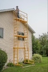 TeleTower adjustable work platform scaffolding