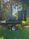 BBQ Pit on trailer