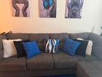 110" Modern L-Shaped Couch