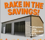 30’W x 40’L A-Frame Vertical Roof Garage is only $13,357.50 + tax!