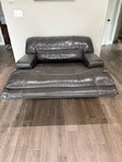 Ashley Furniture Leather Reclining Couch Set