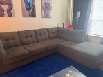 110" Modern L-Shaped Couch