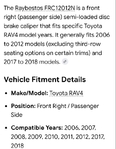 Brand New Toyota Rav4 Brake Caliper