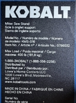 Kobalt Miter Saw Stand