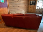 Leather sofa $100