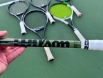 TENNIS RACKETS: Wilson Blades, Head Gravitys,