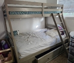 Single over double bunk bed $350 obo