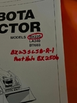 BX23S 2022 tractor 47hrs.