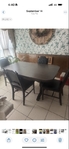 Table with 4 chairs