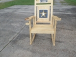 U S ARMY ROCKING CHAIR