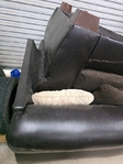 Leather sectional sofa