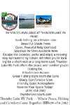 RV Spaces on a HUGE Private Lake