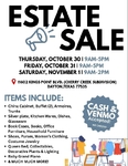 ESTATE SALE
