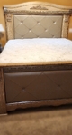 King Sized Bed w/ Mattress Set 
(Ashley's Brand)