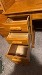 Vintage Roll-top Desk Set