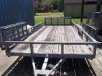 16 ft. Galvanized Lowboy Trailer