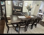 Dining table/china cabinet