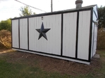 12x20 custom design wood shed