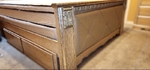 King Sized Bed w/ Mattress Set 
(Ashley's Brand)