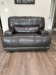 Ashley Furniture Leather Reclining Couch Set
