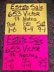 Port Neches Estate Sale                - 653 Victor Drive