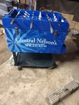 Admiral Nelson spiced rum foosball table ice chest