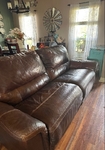 Leather Sofa & Loveseat