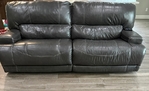 Ashley Furniture Leather Reclining Couch Set