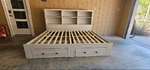 Full size bed frame.  $150