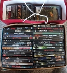 100+ DVD's genre "Horror" + 33 45 RPM's
