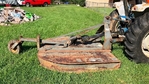 Ford Model 1910 Tractor with brush hog and box blade.