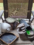 Glass enclosure and miscellaneous assorories
