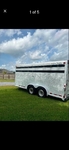 1994 Four Star 16’ by 6.5’ Aluminum livestock/horse trailer