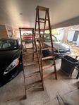 Wooden step ladders